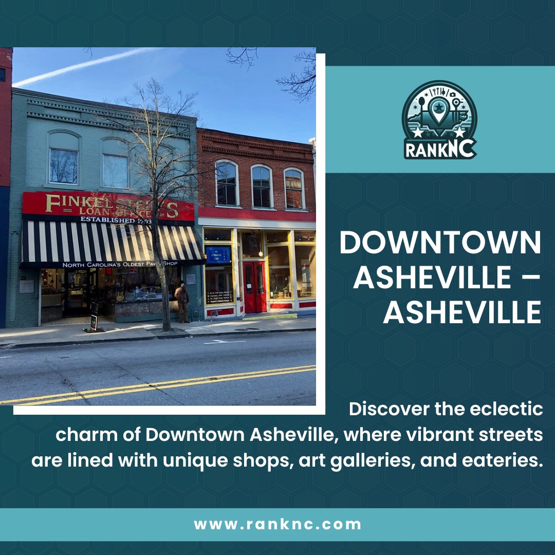 rank_nc's tweet photo. Discover the eclectic charm of Downtown Asheville, where vibrant streets are lined with unique shops, art galleries, and eateries. Take a stroll, grab a bite to eat, and soak in the city’s lively atmosphere.

https://t.co/rRJqalKhlA

#RankNC #explorenc #ncadventures #nctravels https://t.co/lun1UDxF15