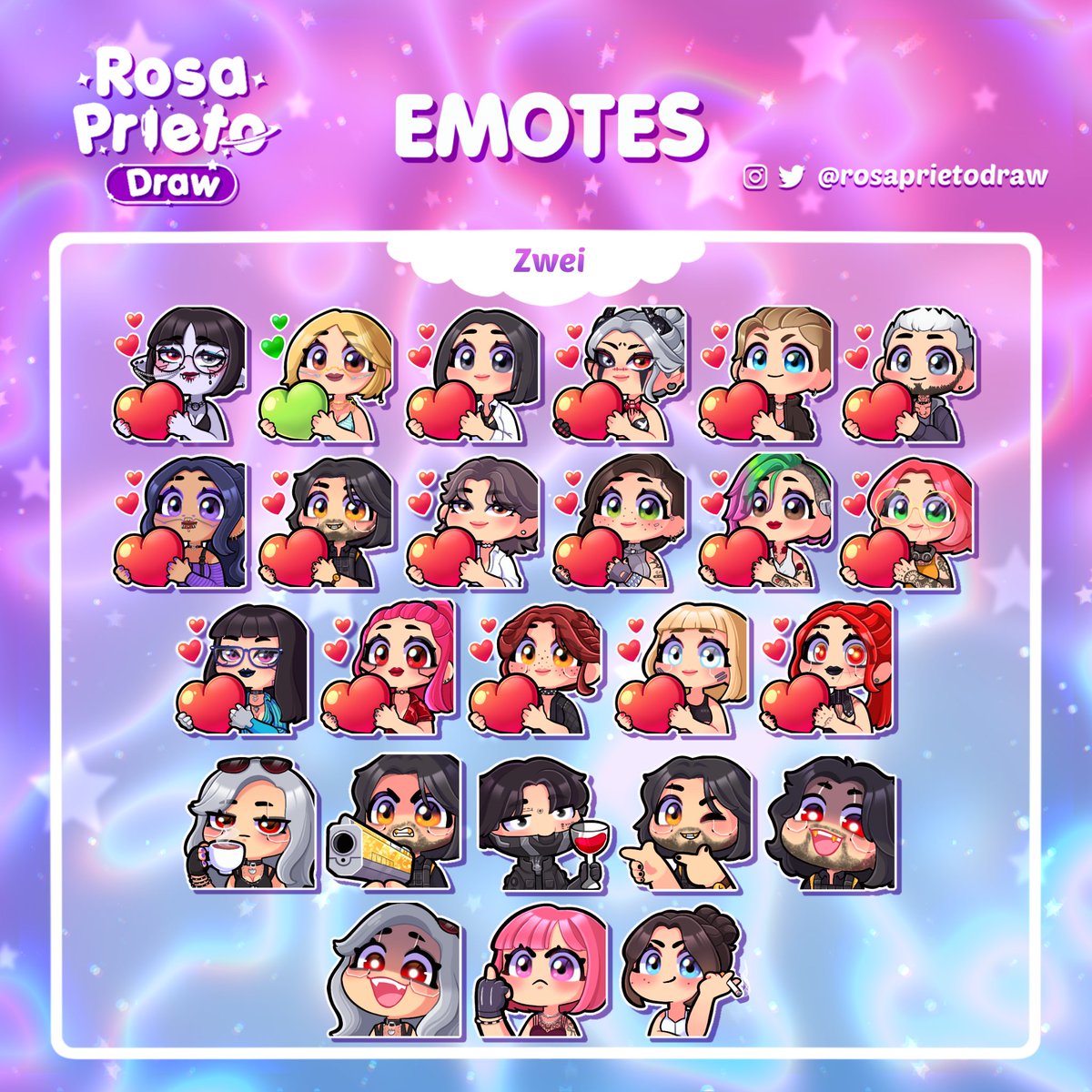 Rosita 🌼 Twitch Emotes & Badges tweet media