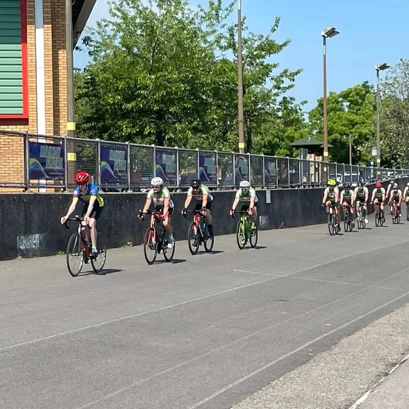 Sunday was track day... Great day, great weather, great skills and speed demonstrated 👌#CaerphillyCC #greenmachine #trackday #maindyvelodrome