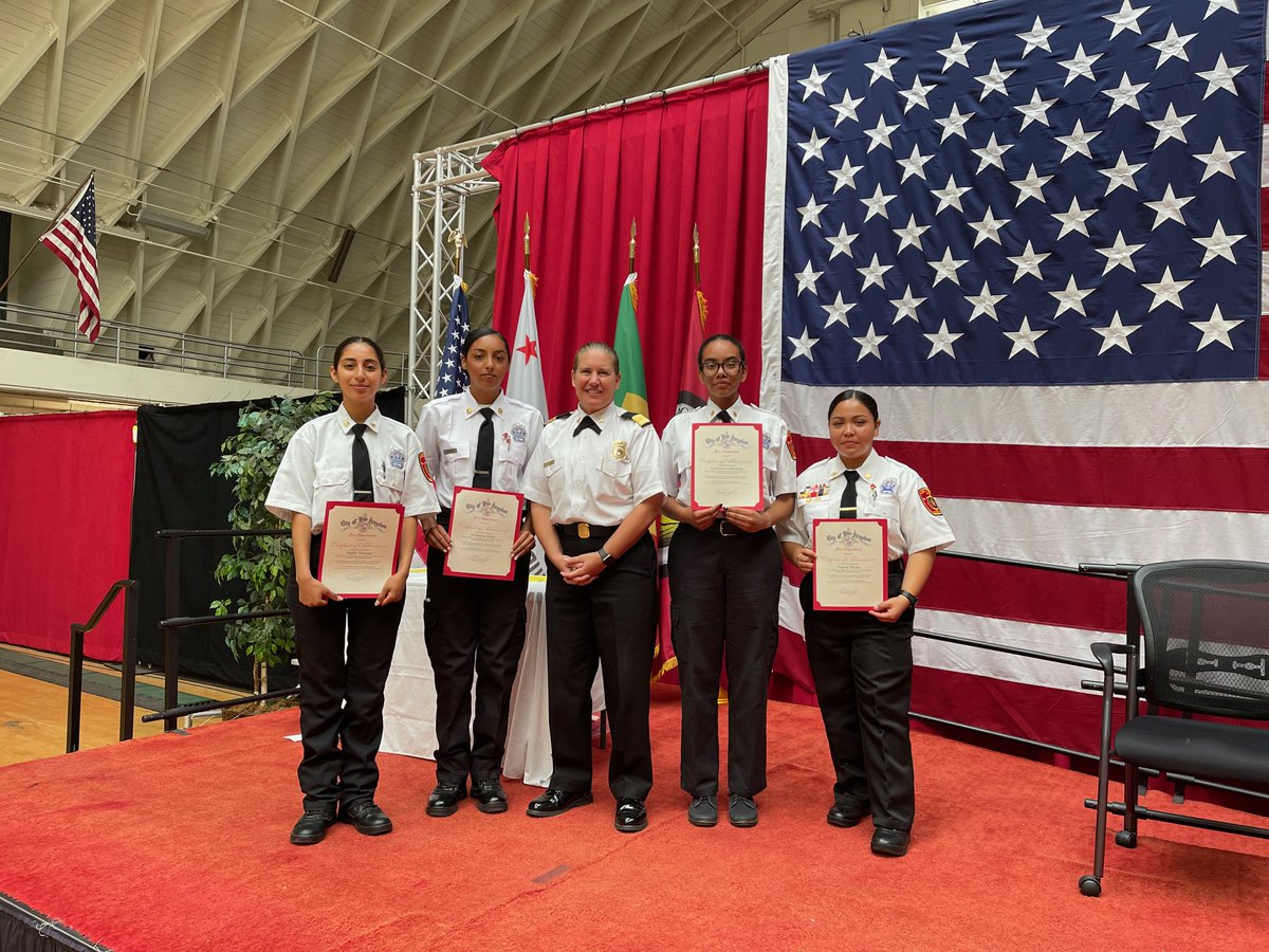 LAFDChief's tweet image. I'm so proud of the LAFD Fire & EMS Magnet Program 2024 graduates. You continue to impress me & inspire all of us, giving a bright hope to the future of our dept & the fire service.
I want to invite HS students interested in the program to visit joinlafd.org for info.