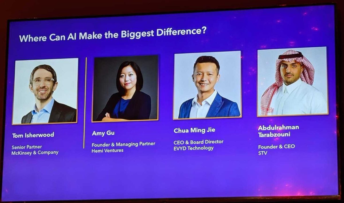 STV (@stvcapital) on Twitter photo On the AI panel in Qatar's <a href="/QatarEconForum/">QatarEconForum</a>, STV Founder and CEO <a href="/aitmit/">Abdulrahman Tarabzouni عبدالرحمن طرابزوني</a> reflected on AI's evolution and the region's momentous opportunity to not only capture but potentially lead its own unique play in a rapidly dynamic global AI landscape On the AI panel in Qatar's <a href="/QatarEconForum/">QatarEconForum</a>, STV Founder and CEO <a href="/aitmit/">Abdulrahman Tarabzouni عبدالرحمن طرابزوني</a> reflected on AI's evolution and the region's momentous opportunity to not only capture but potentially lead its own unique play in a rapidly dynamic global AI landscape