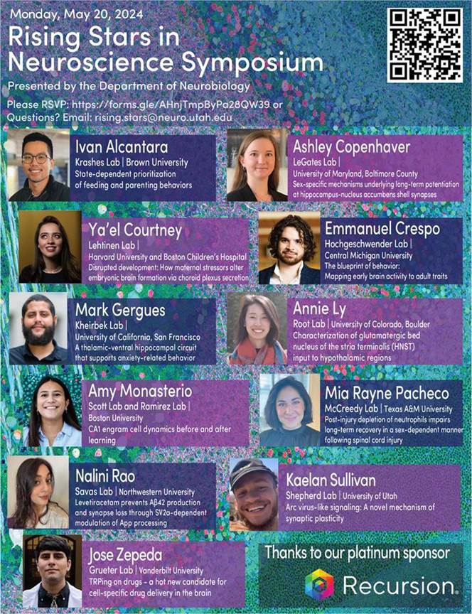 BiolumHub's tweet image. Congratulations to @UofUHealth Rising Star in Neuroscience @CMUniversity graduate student Emmanuel Crespo @_theglowup!! 🥳🤩

medicine.utah.edu/neurobiology/t…
