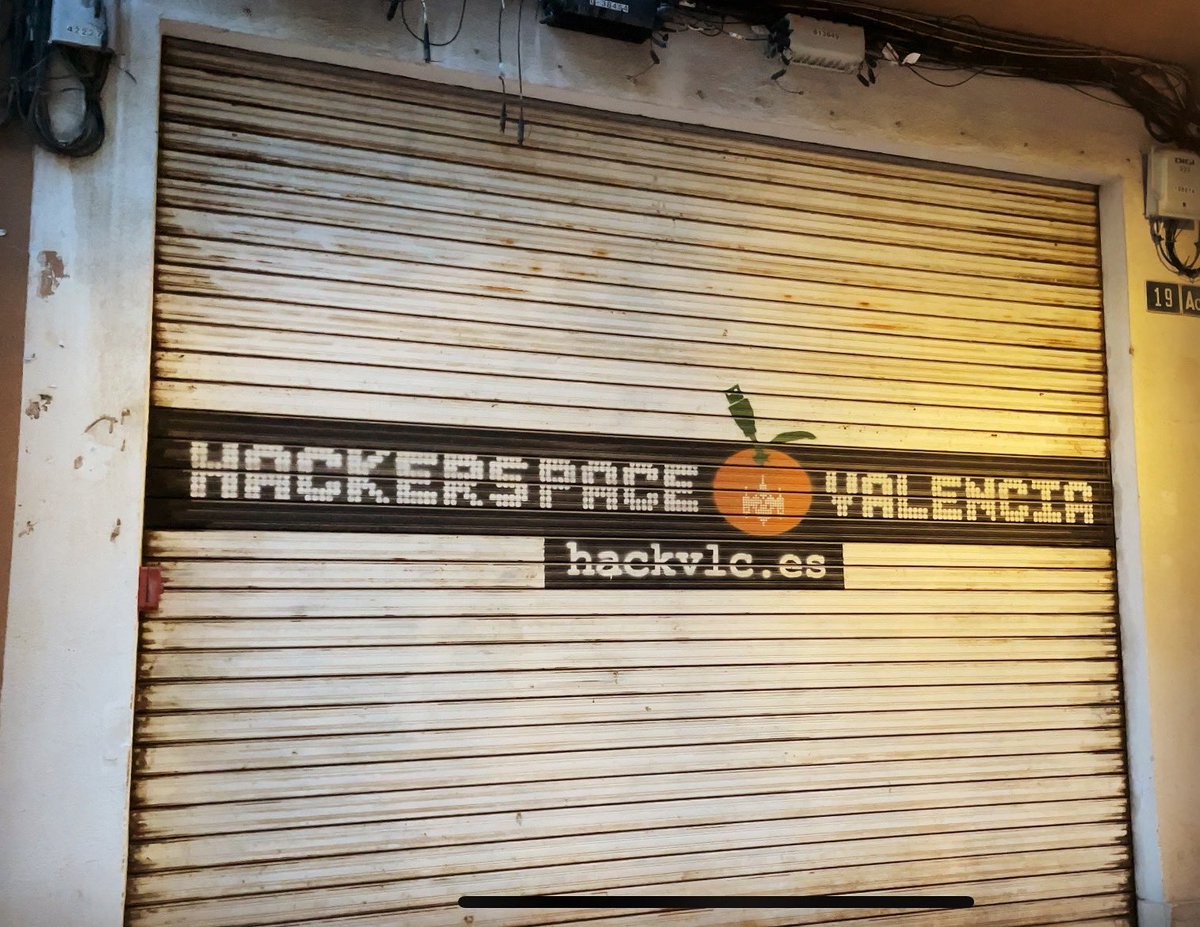 Got a tour of Hackerspace Valencia today. What a great community space in Valencia, Spain. Will be posting a video in June. 
#maker #hacker #makerspace