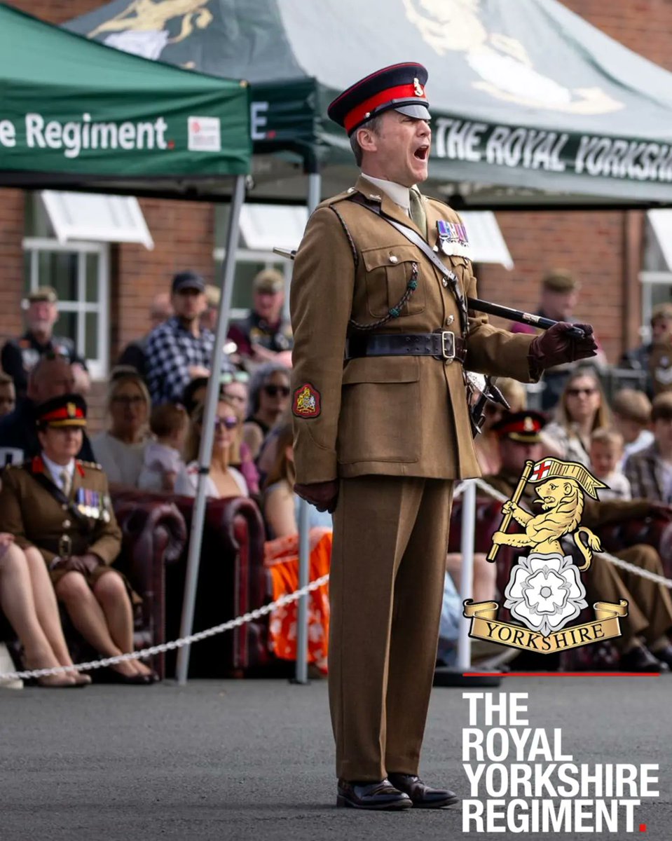 Our Battalions have been busy marching on the parade square as well as in some of Yorkshire's great towns and Cities. Here you see WO1 RSM 'Paddy' Dyson ensuring that our 2nd Battalion parade in Chester ran smoothly with all Soldiers and Officers in the highest possible turn out.