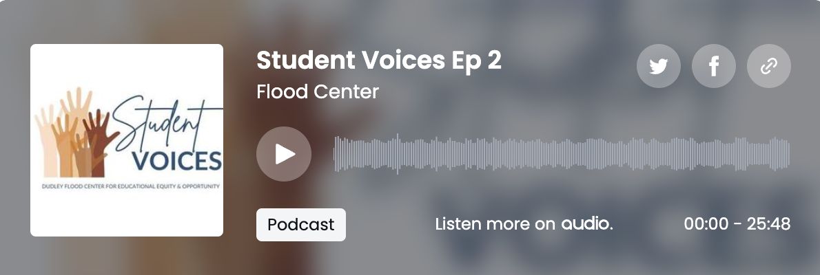 Episode 2 of the #StudentVoicesPodcast is now available! Centering #studentvoice in the work the eradicate educational inequities is paramount. Student perspectives based on lived experience can help to better inform the path forward. 

Listen now 🎧 👉🏾 bit.ly/3U3RVwB
