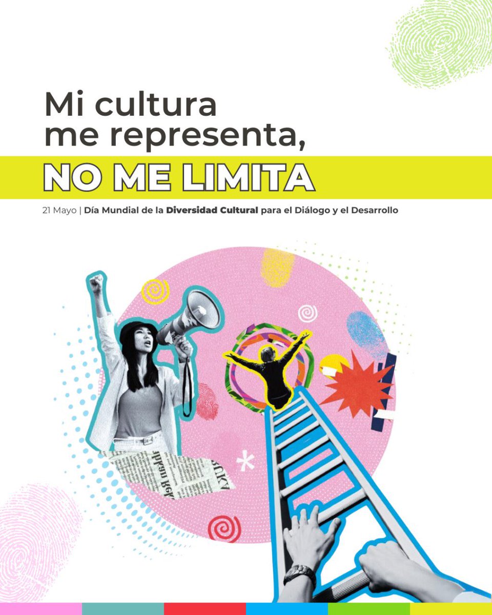 crjsoria's tweet photo. ¿Cuántas veces hemos esperado algo de una persona solamente por el lugar del que viene? En la campaña de este año, os animamos a ver más allá de los tópicos sin limitar a las demás por su cultura ❤️‍🩹 

#MiCulturaMeRepresentaNoMeLimita #DiversidadCultural https://t.co/w6JJyHg1l7