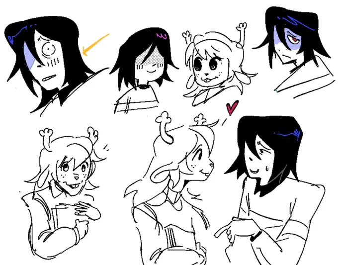 girl failure x enby creature gotta be my favorite ship dynamic ever 