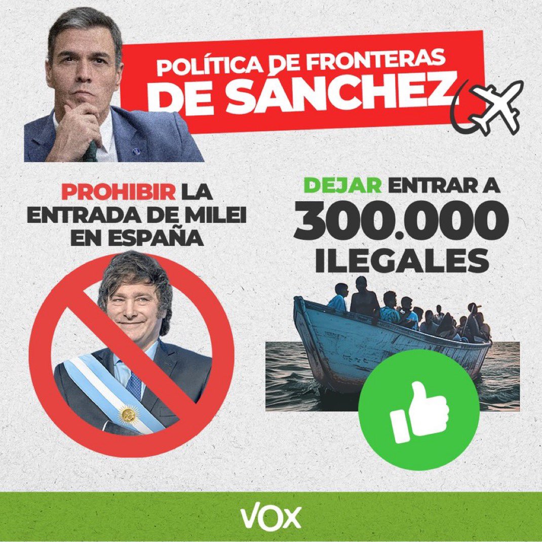 La política de fronteras de Sánchez.