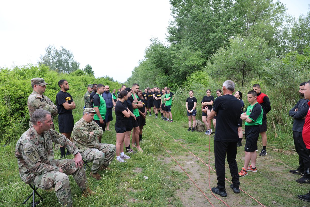 .@NJNationalGuard & @NationalGuardNY Officer Candidates tested their leadership skills while conducting combat-focused tactical exercises with Albanian Armed Forces Cadets as part of their State Officer Candidate School.

🔗ngpa.us/29725
📸ngpa.us/29726 #SPP