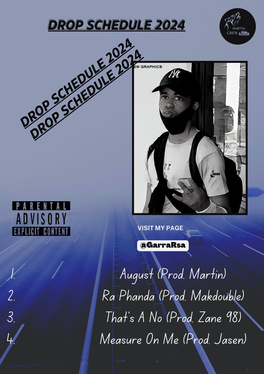 SharttaCrew's tweet photo. More coming from @GarraRsa this year.!! #August and #Raphanda are very descriptive openers in terms of #HipHopMusic
Shots are thrown on the next two π₯ππ¨π¦
Download #Raphanda and make it your hustle tune for this season.!! @slikouron
https://t.co/kXTdZEljDp https://t.co/2uRb7ukS4b