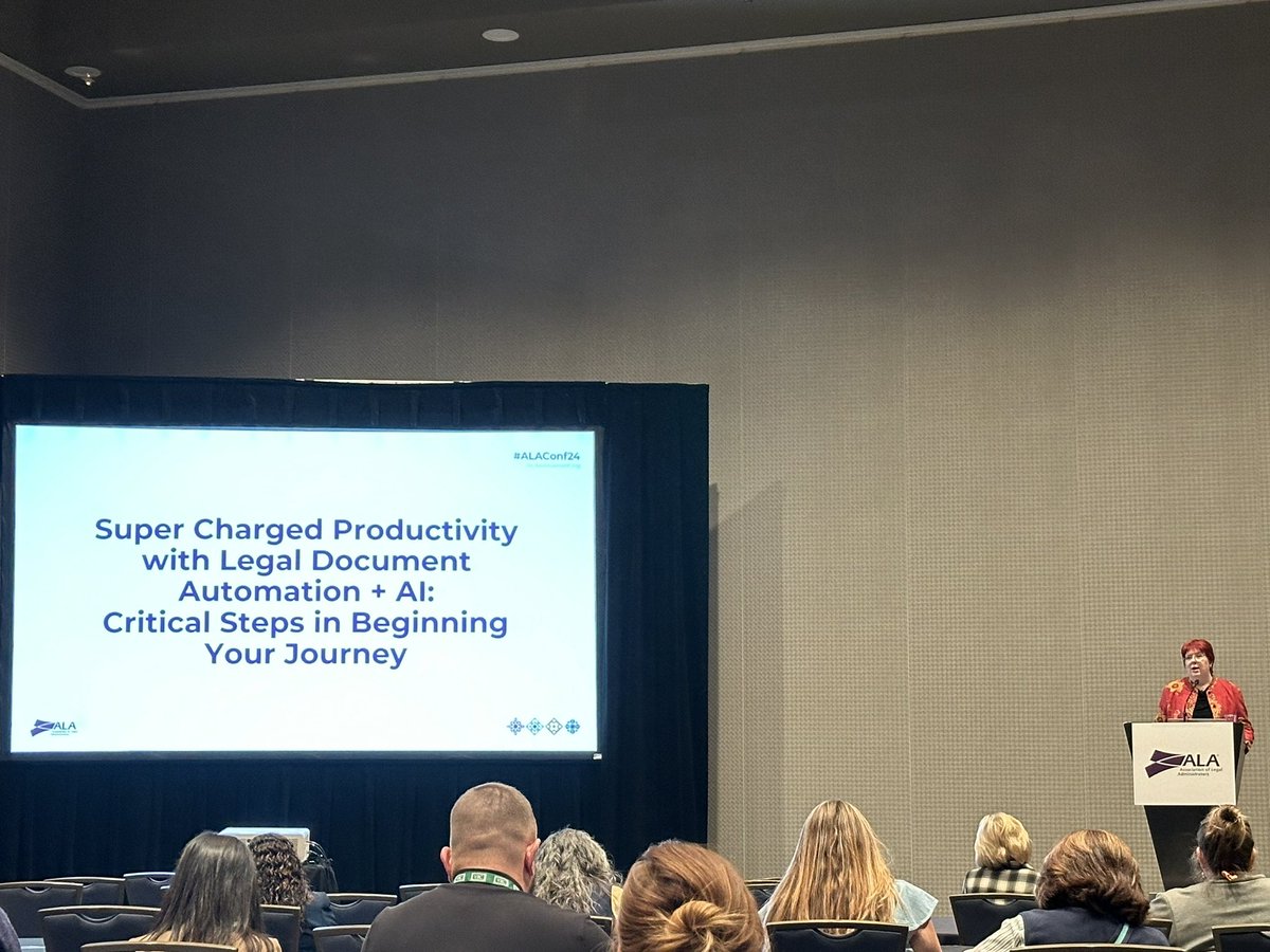 Looking forward to hearing <a href="/txmischief/">Michelle Spencer</a> laying down some sweet words about the <a href="/netdocuments/">NetDocuments</a> AI initiatives that are in use by many customers across the world! #patternbuildermax