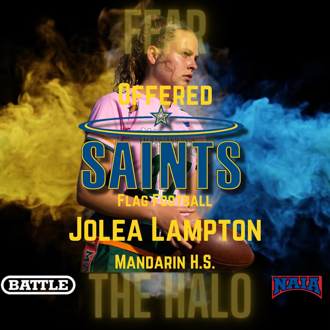 Congratulations to 2024 Mandarin HS Flag Captain &amp; 3 yr Varsity starter C/LB Jolea Lampton on her opportunity to continue her athletic/ academic career at Siena college in Michigan. So excited for her and her family🙏🏼
