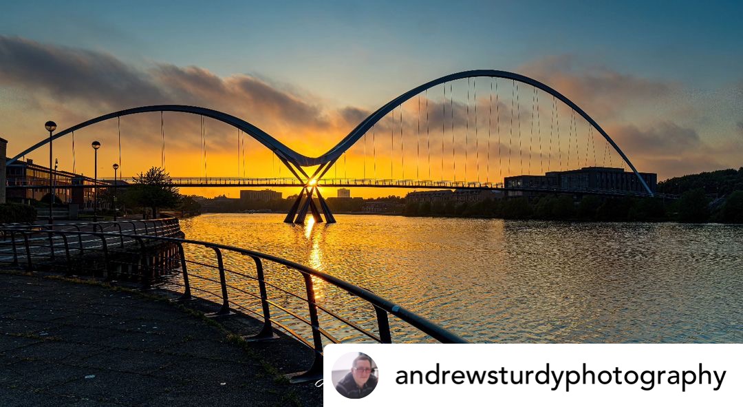 Sunset at the Infinity Bridge instagram.com/p/C7NIwWTS2cm/…