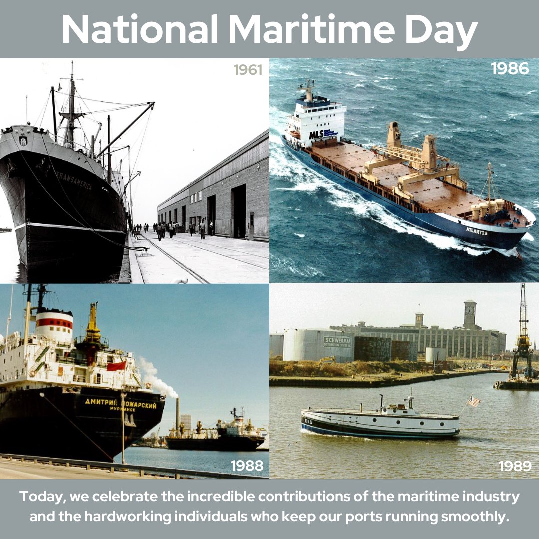 Happy #NationalMaritimeDay from Port Milwaukee! ⚓