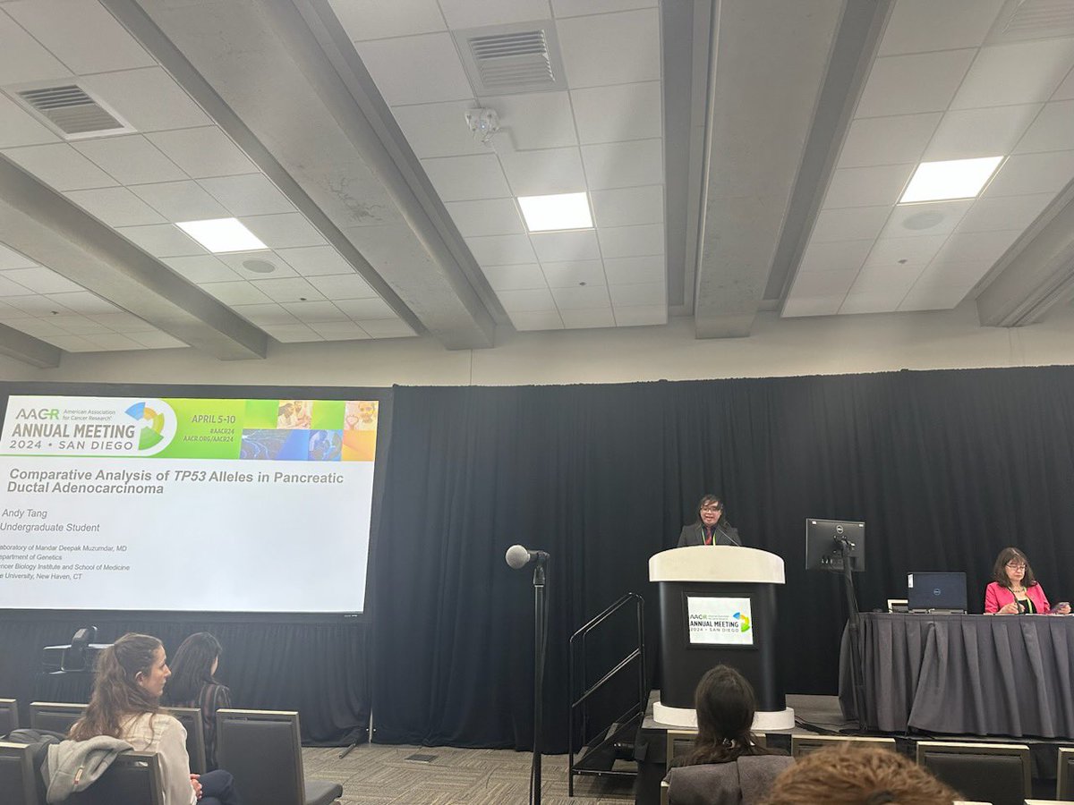Farewell to Andy Tang, new <a href="/Yale/">Yale University</a> graduate. He used #MADM to decipher (surprising) in vivo functional differences of p53 mutants with <a href="/SherrySu1/">Sherry Su</a> and presented at #AACR. His scientific growth and commitment were inspiring! Excited for his future in medicine.<a href="/CancerYale/">Yale Cancer Biology Institute</a> <a href="/YaleCancer/">Yale Cancer Center</a>
