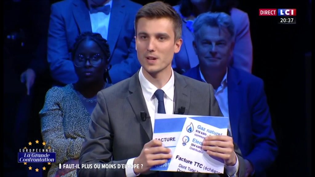 PCF531's tweet image. Européennes🇪🇺
La grande confrontation @LCI : @L_Deffontaines est le candidat de la baisse des factures d'énergie !
Le seul à parler de pouvoir d’achat !