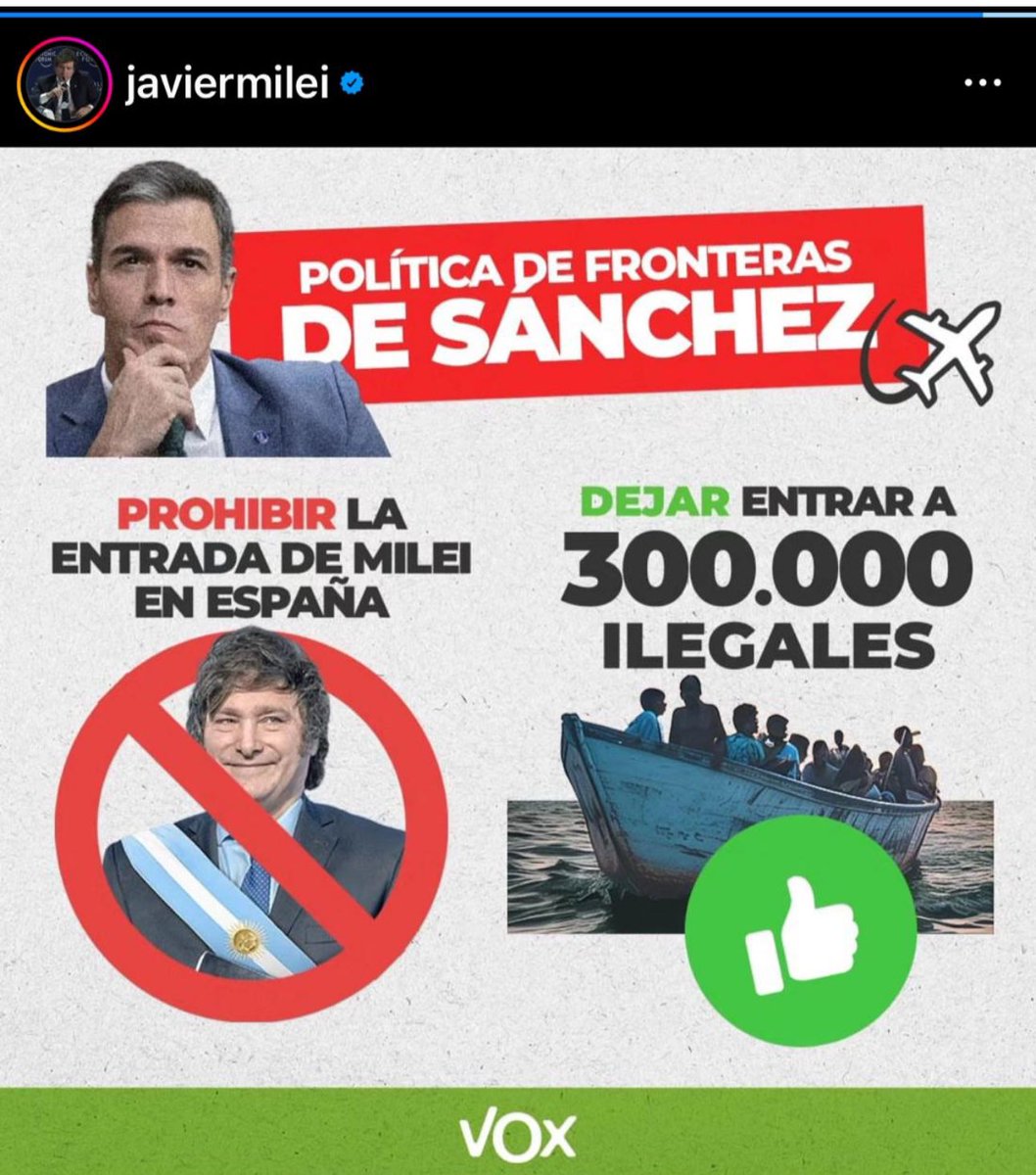 davidsantosvlog's tweet photo. Milei publica esto en su cuenta de Instagram, es tío es mi padre. https://t.co/lGi2IrbCrr