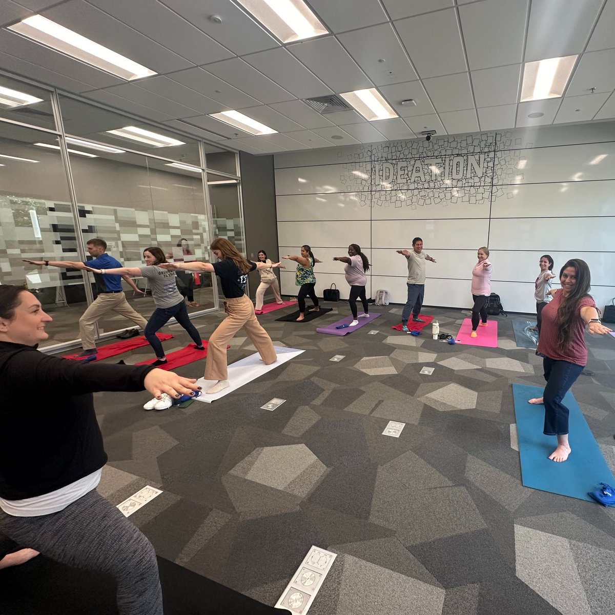 @FortuneMagazine @GPTW_US We began the day by practicing yoga together with WWT LEAD and WWT ABLE Employee Resource Groups, sponsored by our friends at @CrowdStrike 🧘 

Creating space for employees to engage in healthy habits for physical & mental health together is part of what makes WWT a #GPTW4All.