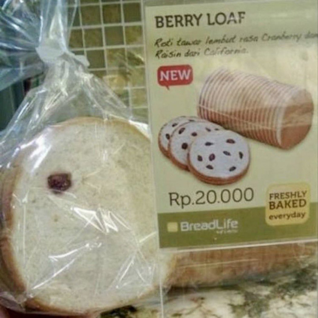 probably should have asked for the BERRIES loaf