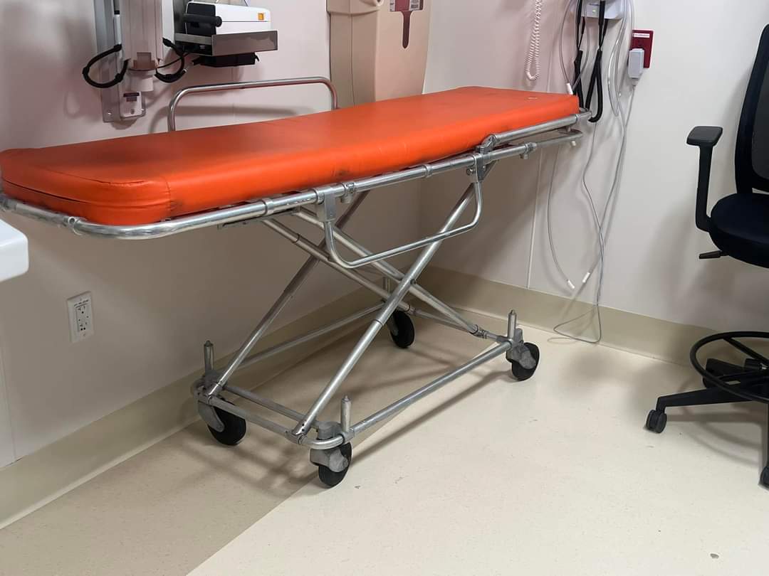 There are some pretty incredible and expensive battery powered loading systems on ambulances these days. How many of you out there have actually busted your back loading a 300 lb patient with something like this?