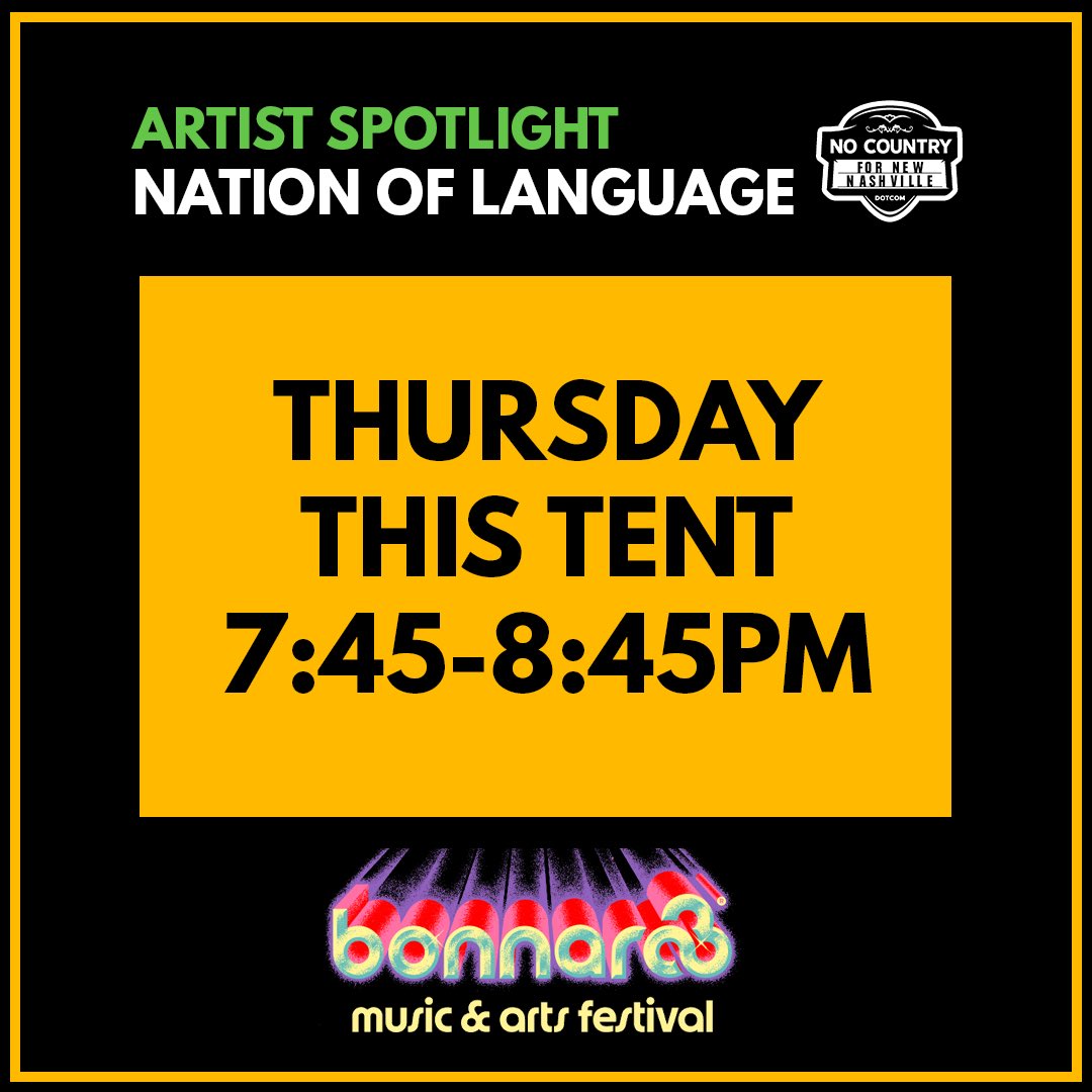 .@notionofanguish make moody, synth-soaked post-punk & indie pop, and released one of the best albums of last year with phenomenal third LP ‘Strange Disciple’ Perhaps a hidden gem on this year’s @Bonnaroo lineup, here’s why they’re an absolute must-see: nocountryfornewnashville.com/2024/05/09/bon…