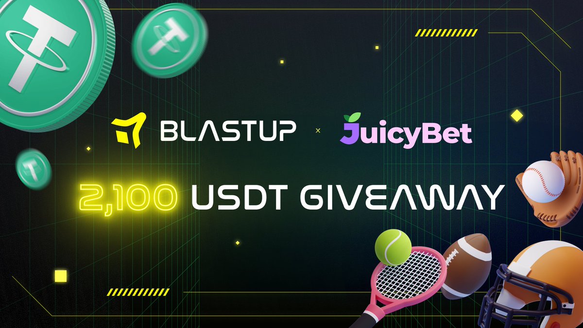 JuicyBet and us are excited to unveil a thrilling giveaway on Galxe with a prize pool totaling $2,100! 💰

Participate in the fun on the Galxe platform, where you'll encounter a variety of tasks! Take on challenges, engage in friendly competition with fellow participants, and