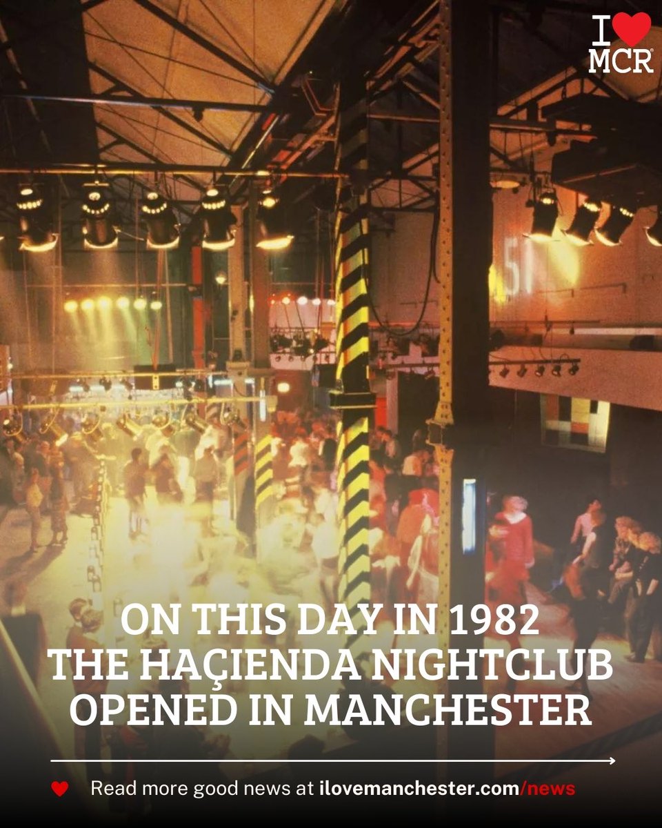 #OnThisDayin1982 around this time, The Haçienda nightclub opened its doors in Manchester. What are your favourite memories?