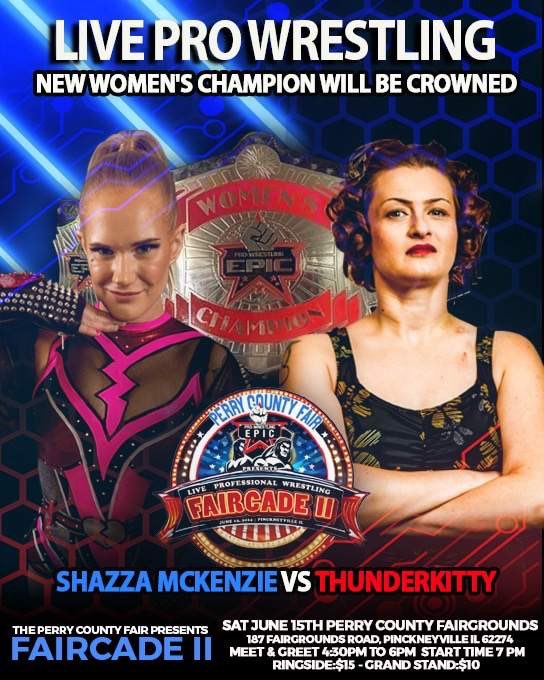 @rahne_victoria has vacated the Pro Wrestling Epic Womens championship due to injury. @Rileyknocks has additionally sustained an injury. Leaving @KittyThunders without an opponent June 15th. Nevertheless A New Womens championship WILL be crowned. @Shazza_McKenzie has stepped up
