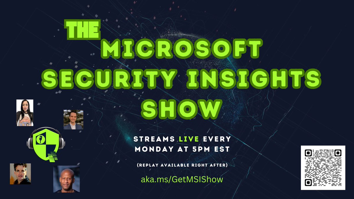 The Microsoft Security Insights Show Welcomes Raae Wolfram microsoftsecurityinsights.com/p/the-microsof… #MicrosoftSecurity #MicrosoftSecurityInsights #MSIShow @SecInsightsShow