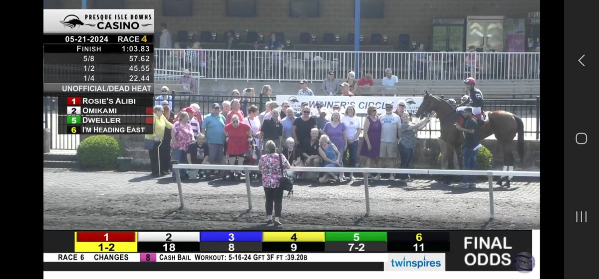 DavidRussel's tweet photo. Way to go, #RosiesAlibi
@MyRacehorse https://t.co/VNS7rJ5Nmf