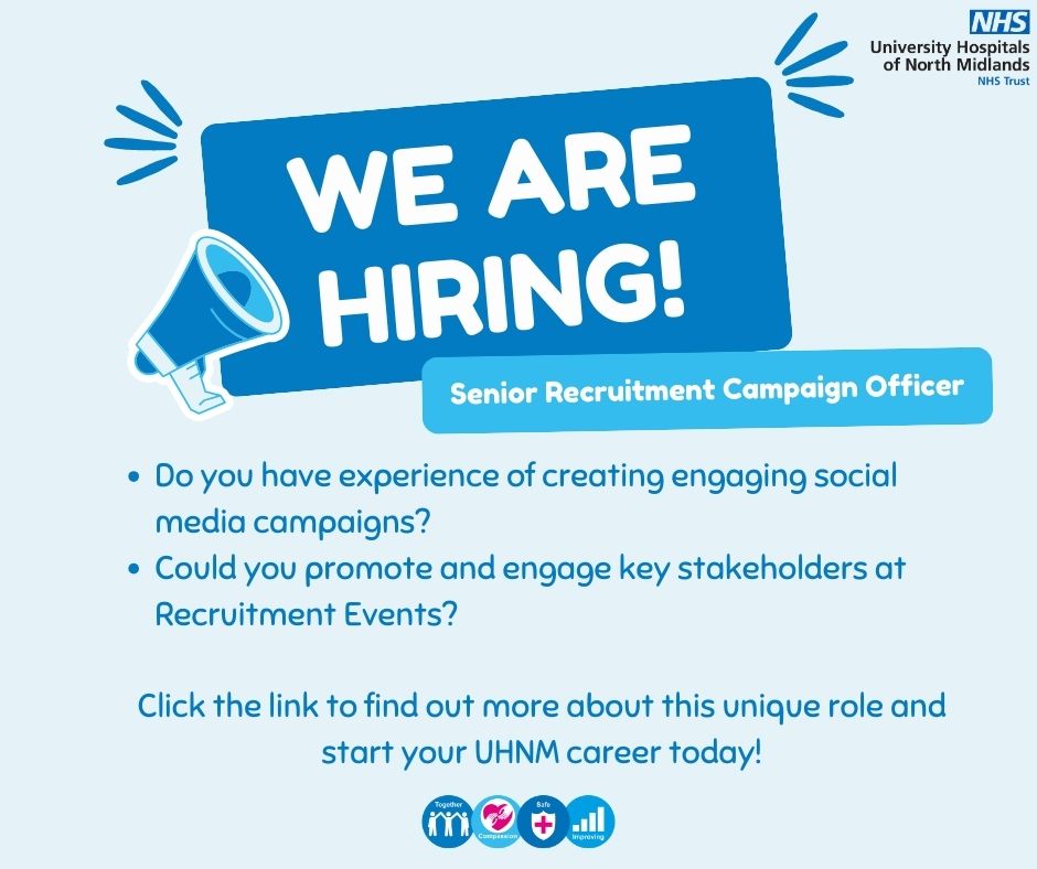 📢We are seeking a dynamic and proactive Senior Recruitment Campaign Officer to join our team.  

Find our more about the role and get in touch if you want to know more: feeds.trac.jobs/redirect/403/v…

#MyUHNMCareer