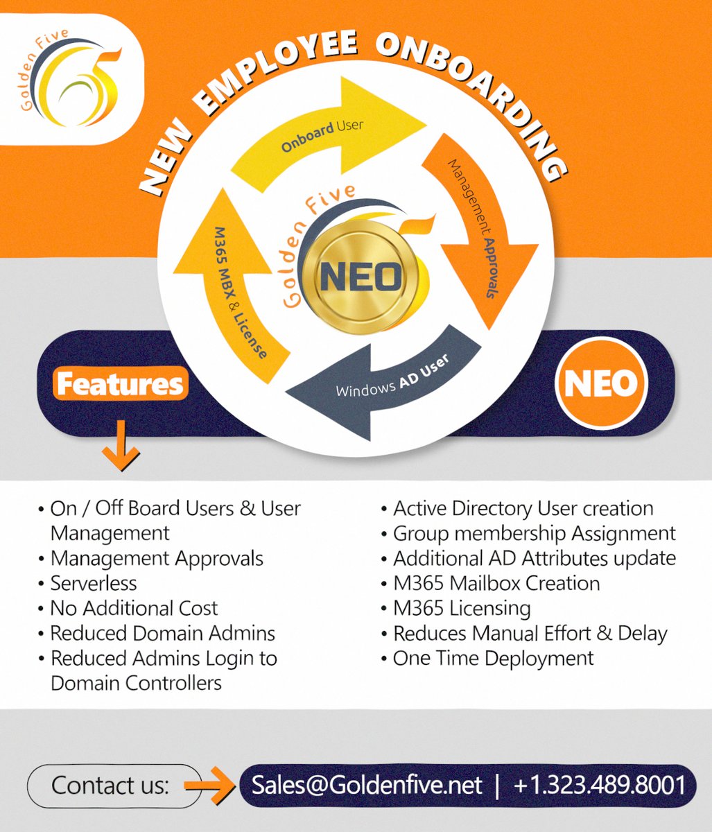 Go5Global's tweet photo. New Employee Onboarding Software (NEO) by Golden Five. Contact us to know more or start your Free 2 months POC:Β Sales@goldenfive.netΒ or +1.323.489.8001 #IT #GoldenFive #consultingservices #G5Consulting #Software #NEO #bestsoftware2024 #employee #onboarding https://t.co/cKhPKwasLF