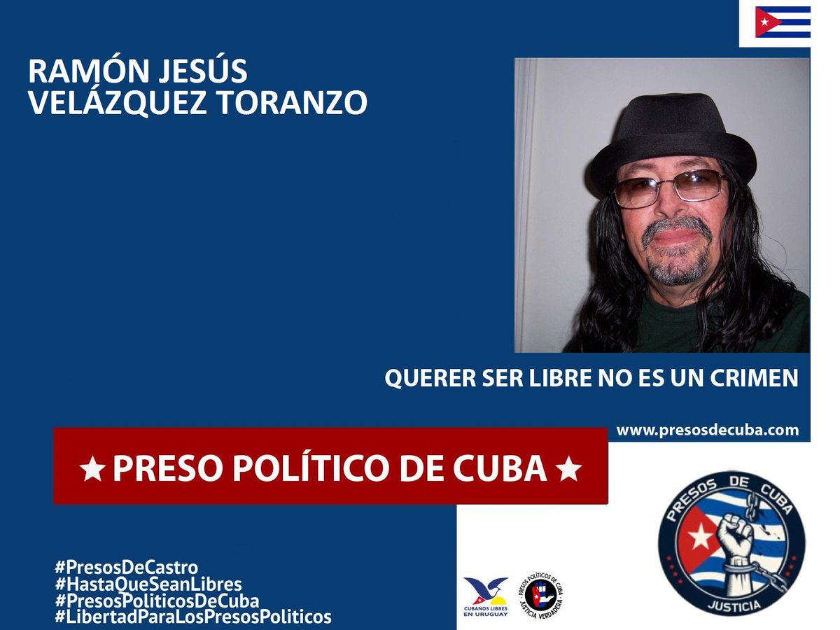 Nuestra misión es visibilizar a los #PresosDeCastro, y luchar con compromiso por cada uno de ellos #HastaQueSeanLibres 🇨🇺⛓️🙏 #BastaYA #Cuba #PresosPoliticosDeCuba @cubanoslibresuy