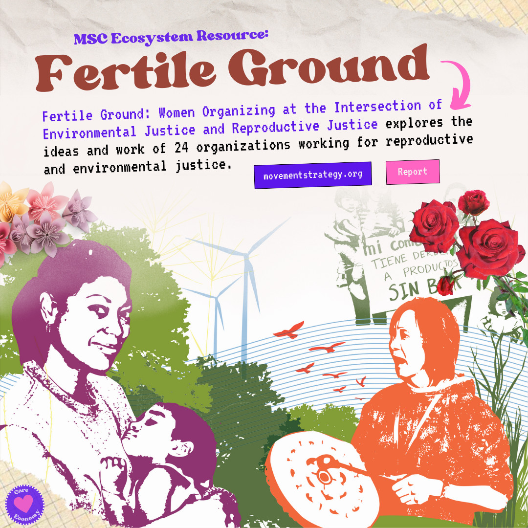 Explore 'Fertile Ground,' where 24 organizations unite for environmental & reproductive justice. Dive into the report and celebrate the intersection of motherhood & the Care Economy this month. 🌷 Read more: movementstrategy.org/wp-content/upl…