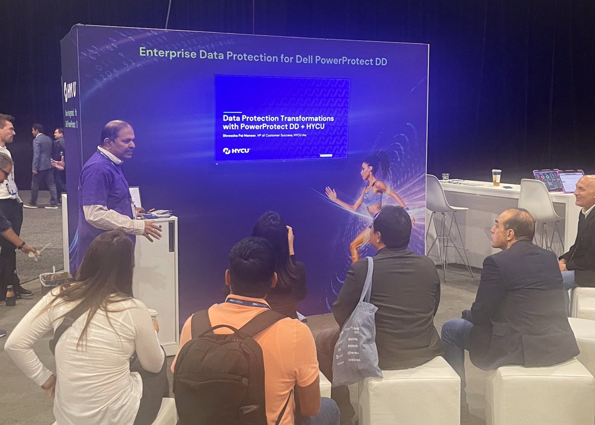 Join us for our Booth Breakout Sessions to learn about @HYCUInc and what we’re doing to help @Dell PowerProtect DD Series and DD Boost software customers! And win a prize! Booth 1001. #moderndataprotection #DellTechWorld