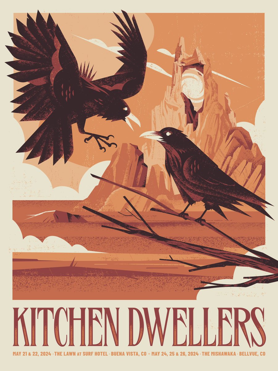New one for Kitchen Dwellers! These will be in my shop on May 27th following the shows.