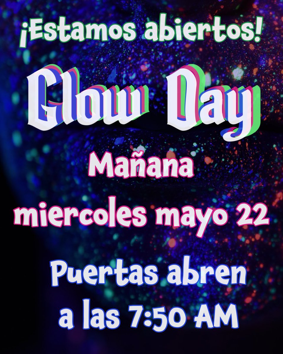 🌟We are excited to welcome our roadrunners back with our annual GLOW DAY, Wednesday, May 22! They cannot miss all the fun! Reminder, doors open at 7:50 AM.