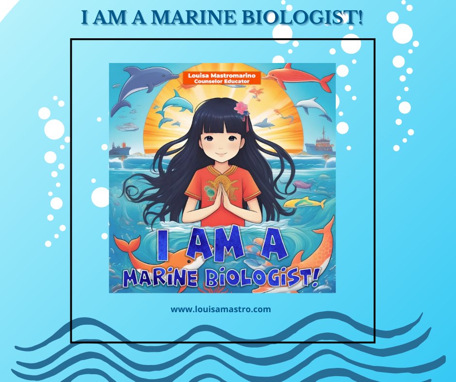 I AM A MARINE BIOLOGIST!
LEARN ABOUT DOLPHINS, WHALES, $ MORE! 

PURCHASE:
amazon.com/dp/B0D4Q1BWF1/…

#KIDS #BOOKS #READING #MARINEBIOLOGY #CHILDRENSBOOKS #SCIENCE #EARTHSCIENCE #DOLPHINS #WHALES #SHARKS #SHARKWEEK #OCEAN #SCHOOL #CURRICULUM #EDUCATION #SCIENCETEACHERS