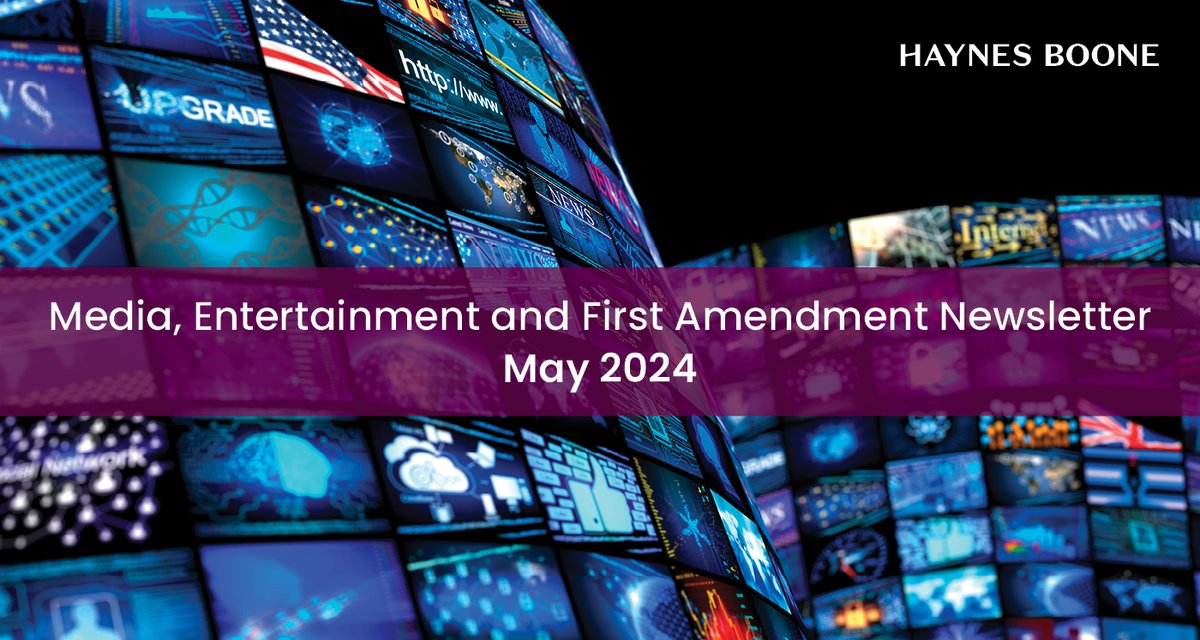 Read the latest on the Fifth Circuit Court of Appeals' ruling of the Texas Book Rating system as unconstitutional, if it’s time to re-evaluate the right of audio &amp; video recording in courts, &amp; more in the Media, Entertainment &amp; First Amendment Newsletter: haynesboone.com/news/alerts/me…