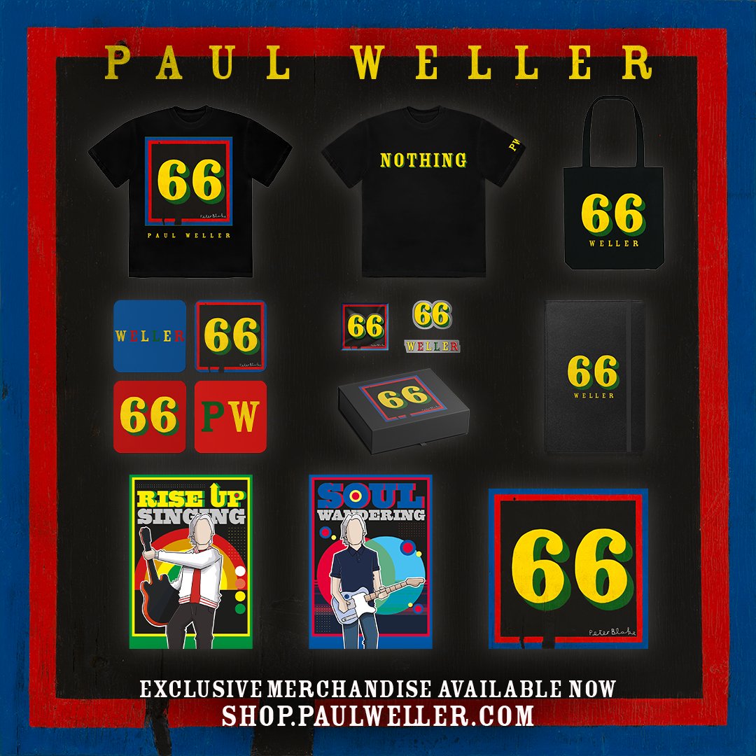 '66' official merchandise, now available on Paul's official store: shop.paulweller.com