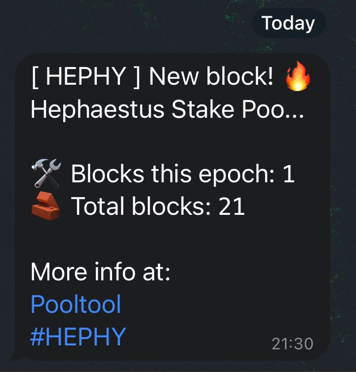 HEPHY Stake Pool | Mithril 🛡️| Icebreaker 🧊 tweet media