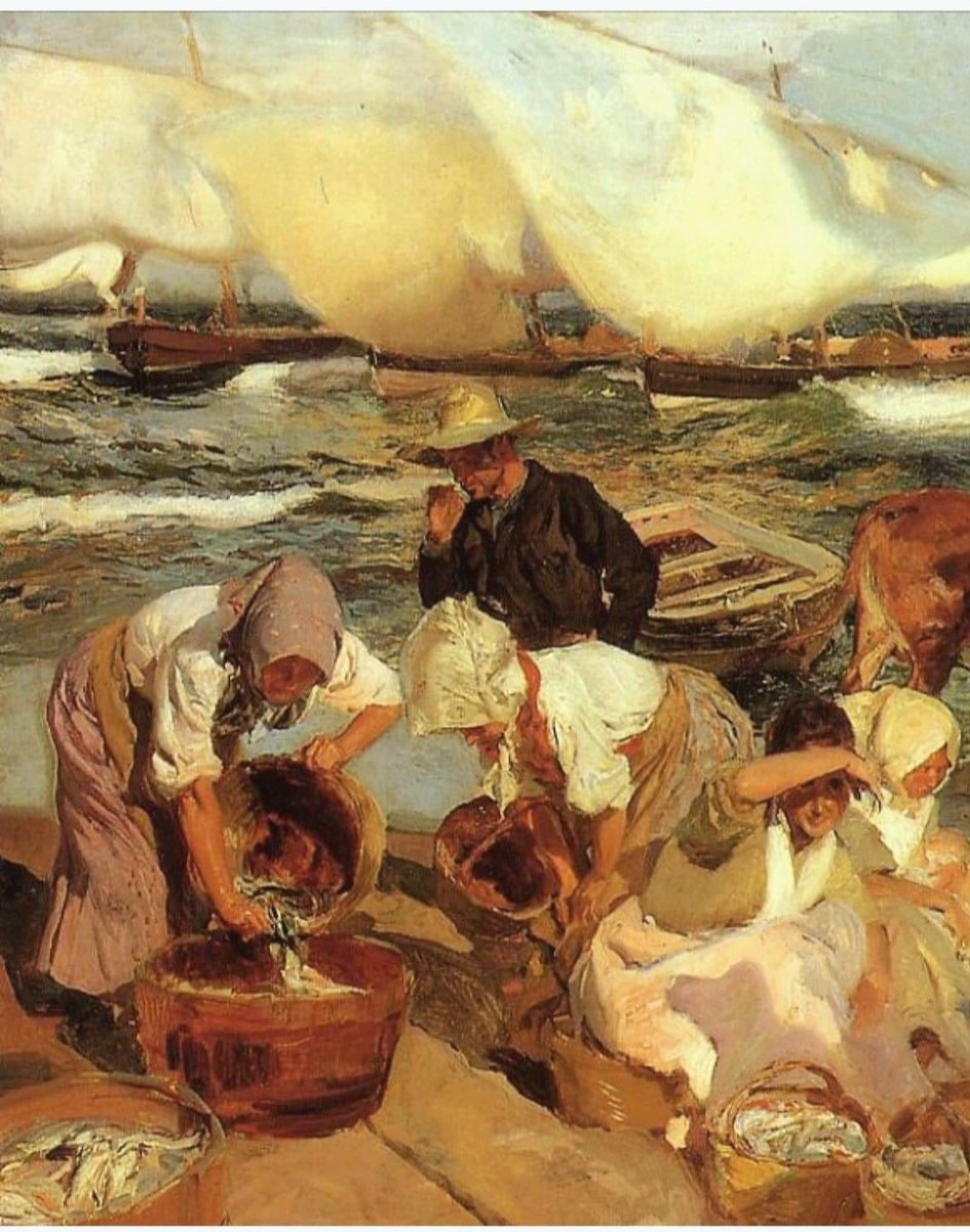 Joaquín Sorolla
Playa de Valencia, Sol de tarde
1908. Vista parcial 
Óleo sobre lienzo 
Colección particular