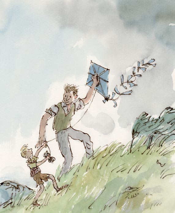 Danny The Champion of the World illustration by Quentin Blake