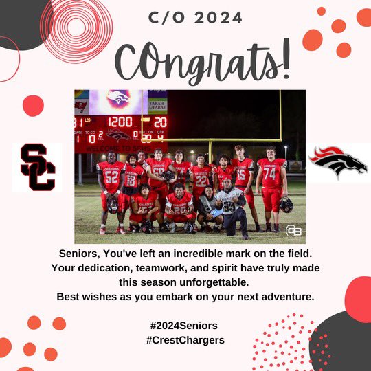Crest_HSFB's tweet image. Thank you seniors!