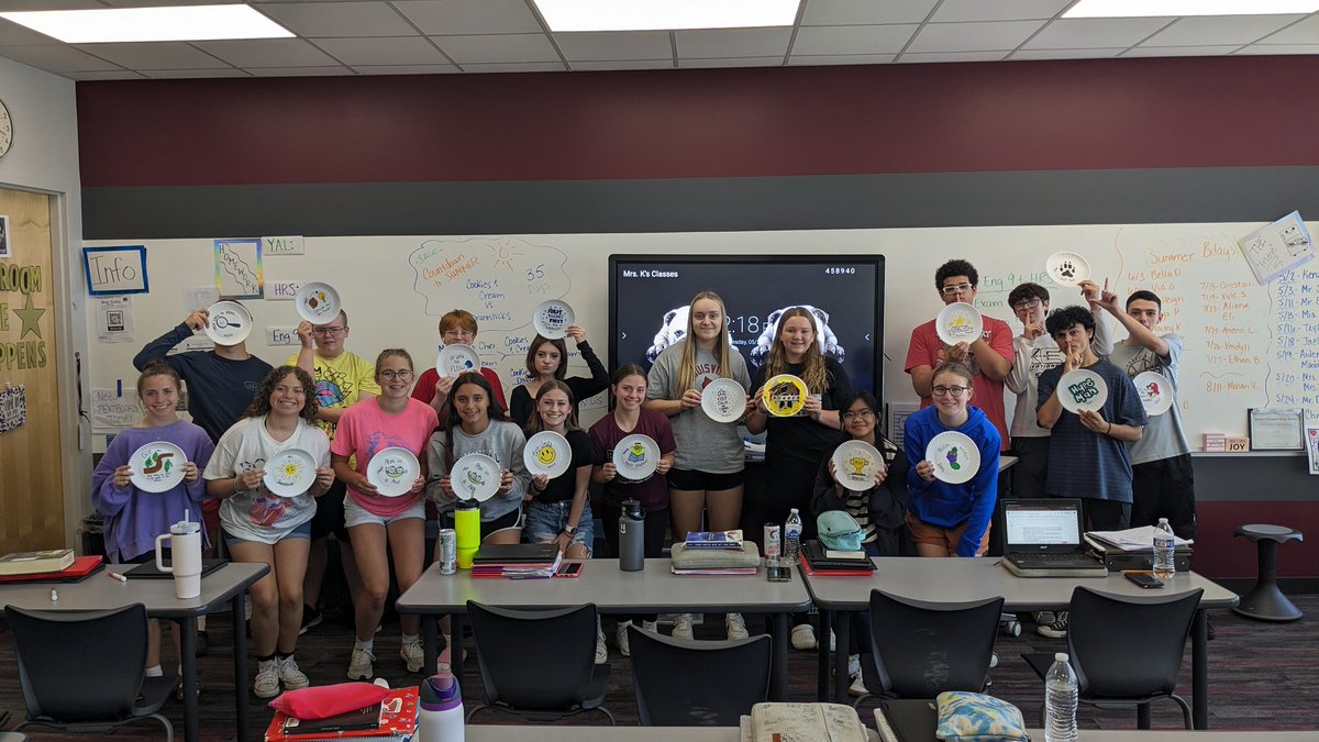 4th Annual Paper Plate Awards. 👏 I'm going to miss these kids next year!