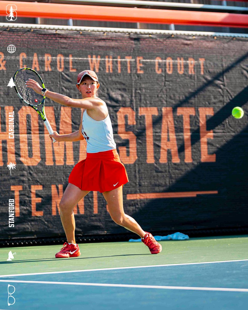 Connie continues to roll! 🙌🌲

She's a 6-1, 6-3 winner over Mia Kupres (Texas A&M) to advance to tomorrow's @NCAATennis Round of 16.

#GoStanford