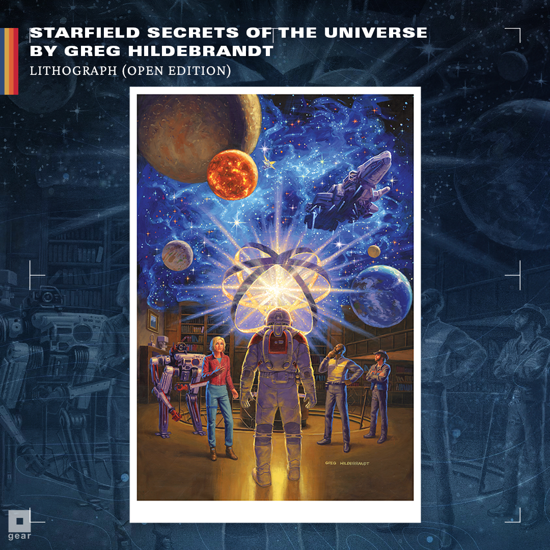 Glimpse the secrets of the universe with this gorgeous #Starfield lithograph featuring art by <a href="/HildebrandtGreg/">Greg Hildebrandt</a>! 

beth.games/3UTuQvC