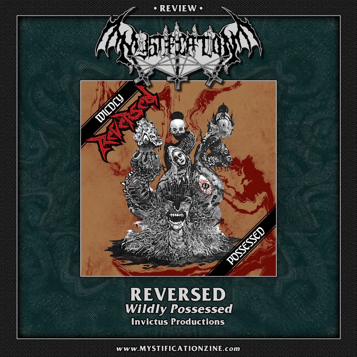 REVERSED – Wildly Possessed (2024) | REVIEW Black/death thrash metal from Vancouver B.C. Debut LP. mystificationzine.com/2024/05/21/rev…