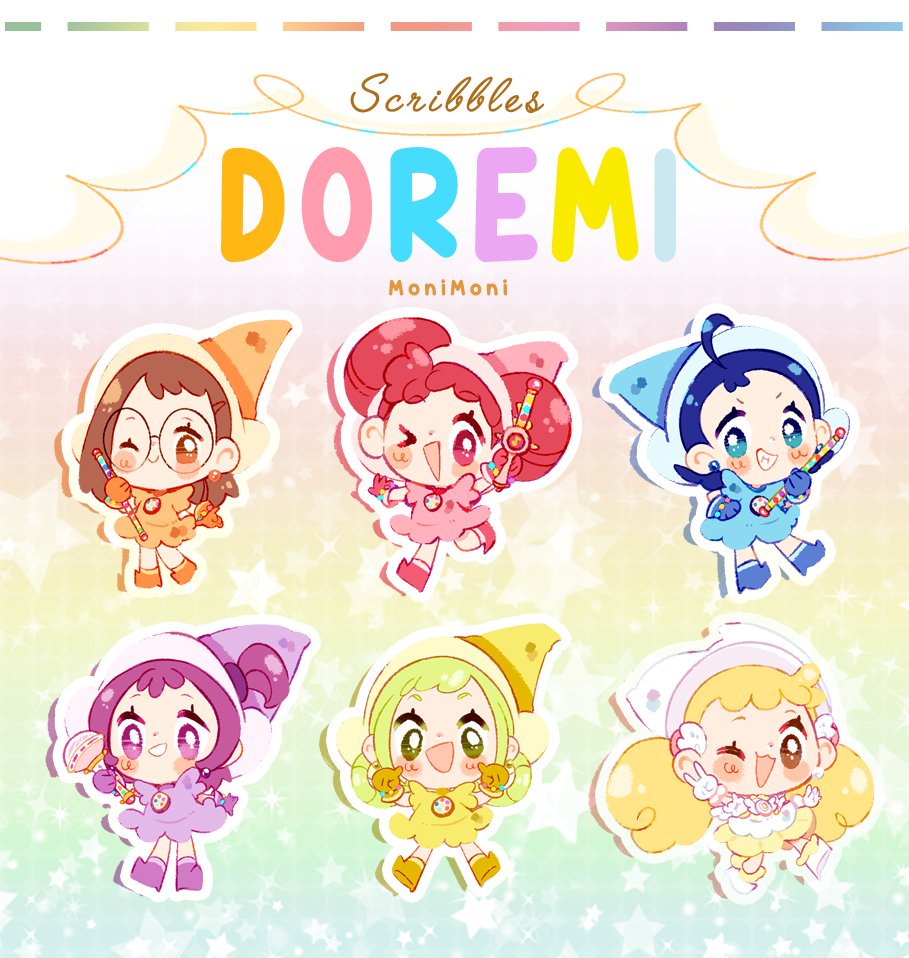 ✨Doremi scribbles✨ My fav Ojamajo always have been Hana-chan! Tell me in the comments what is yours!👀 monishop.storenvy.com/products/36779…
