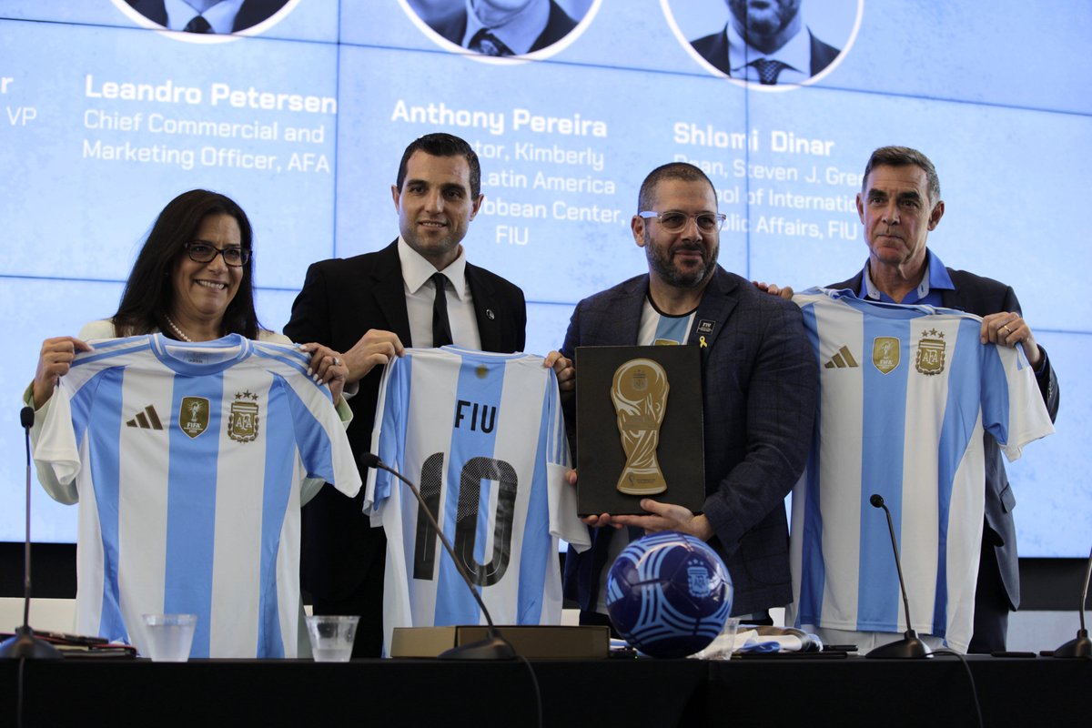 The Argentine Football Association (AFA) and FIU today announced their new 10-week sports leadership program, which will focus on topics including club governance, player management, sports science, nutrition and rehabilitation, women’s sports and brand building. The Kimberly